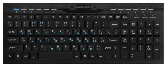 Клавиатура CROWN CMMK-855 Black + мышь