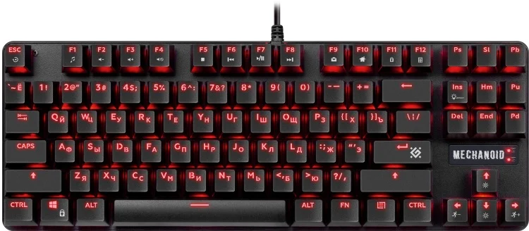 Клавиатура DEFENDER Mechanoid GK-581 Black