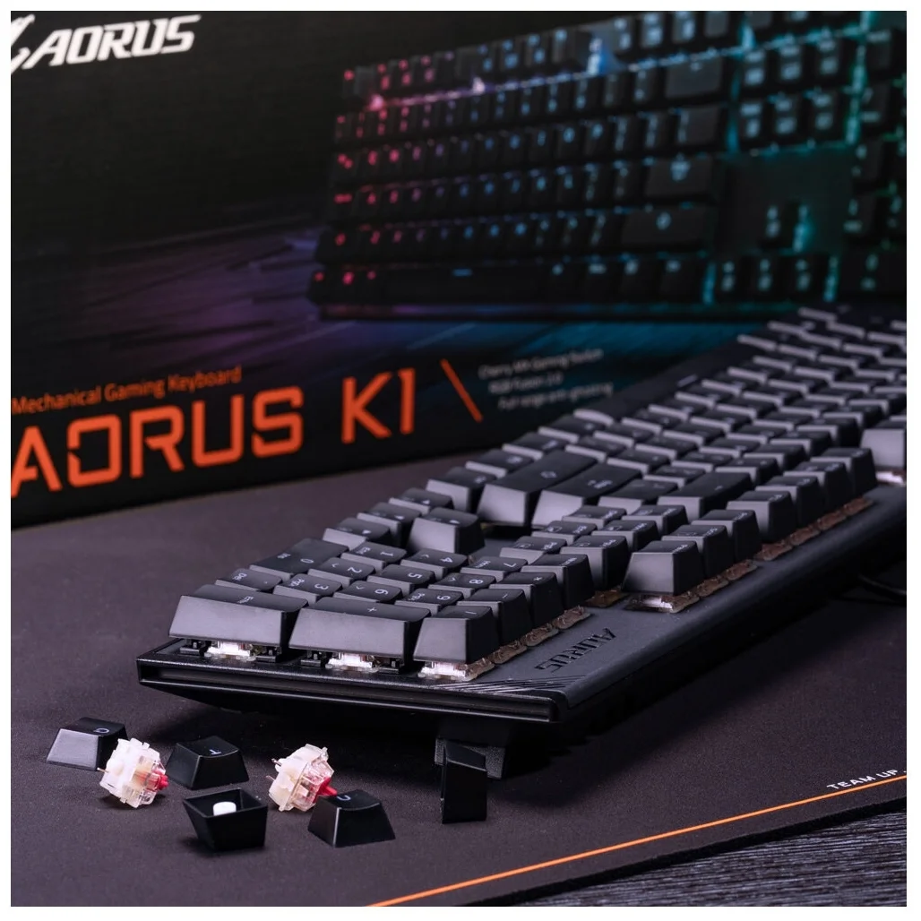 Клавиатура GIGABYTE Aorus K1 Black Казахстан