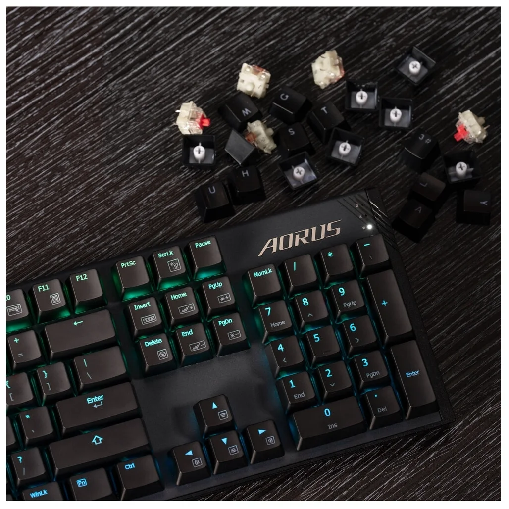 Клавиатура GIGABYTE Aorus K1 Black Казахстан