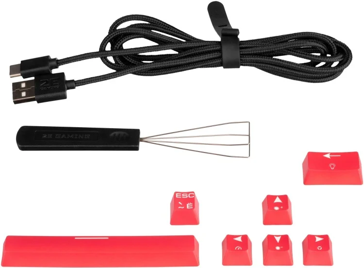 Клавиатура 2E GAMING KG380 RGB 68key Gateron Brown Switch BT/USB Black Ukr (2E-KG380UBK-BR) Казахстан
