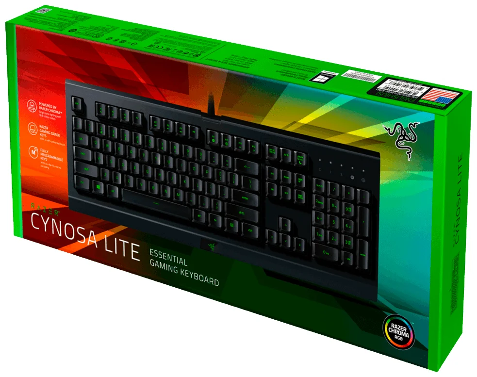 Фотография Клавиатура RAZER Cynosa Lite (RZ03-02741500-R3R1)
