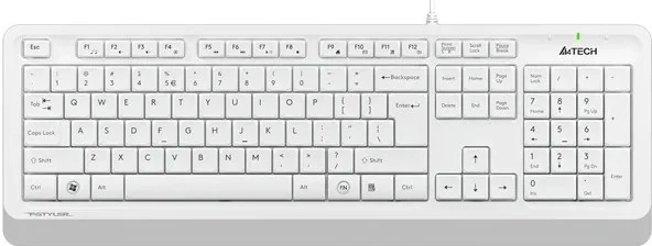 Клавиатура A4Tech FK-10 WHITE Fstyler USB