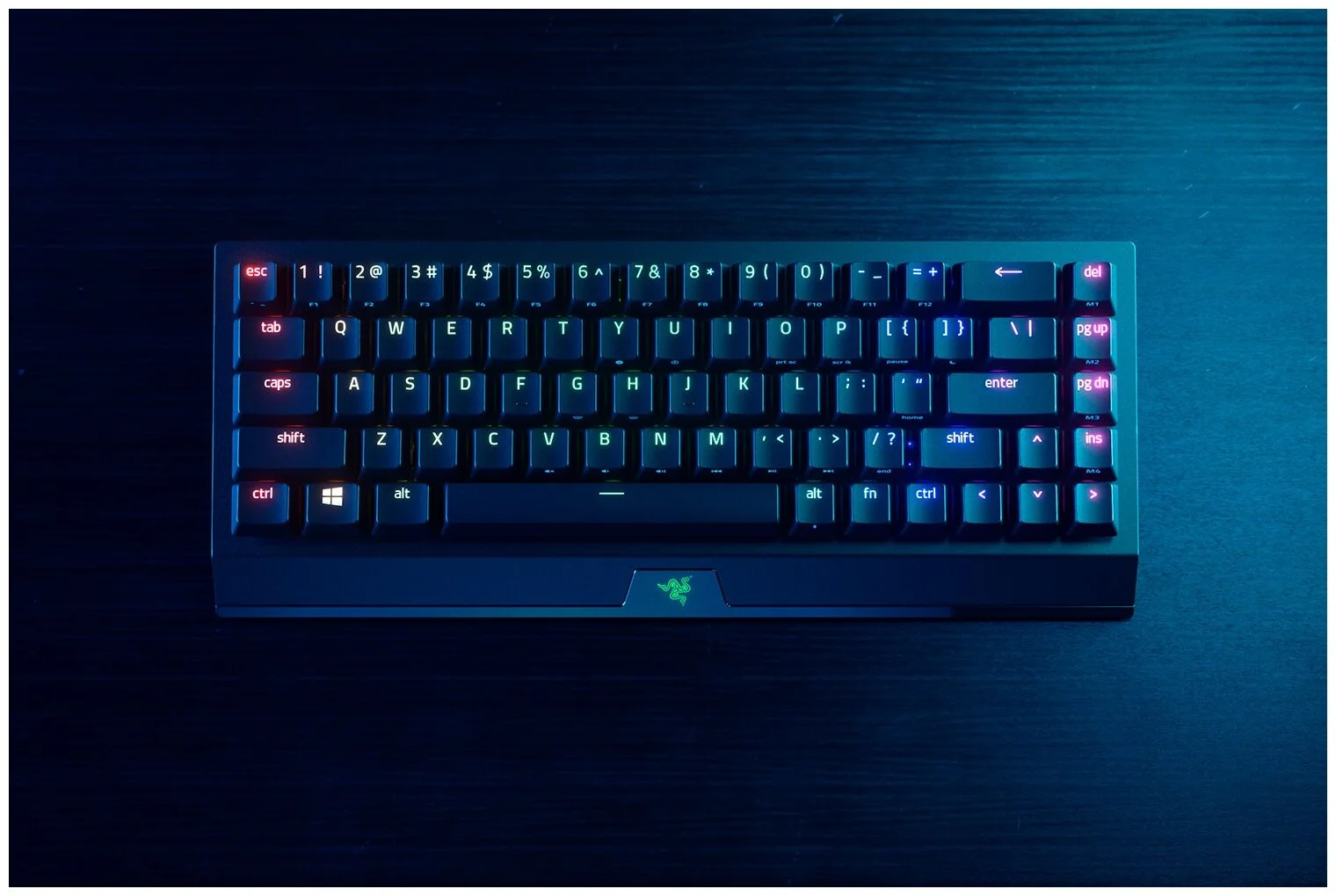 Фото Клавиатура RAZER BlackWidow V3 Mini HyperSpeed (Green Switch) (RZ03-03891600-R3R1)