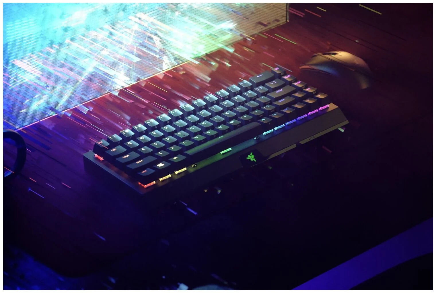 Картинка Клавиатура RAZER BlackWidow V3 Mini HyperSpeed (Green Switch) (RZ03-03891600-R3R1)