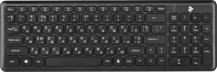 Клавиатура 2E 2E-KS230WB Wireless 1AAA Black
