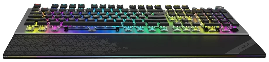 Фотография Клавиатура USB Aula L2098 mechanical backlit restpad