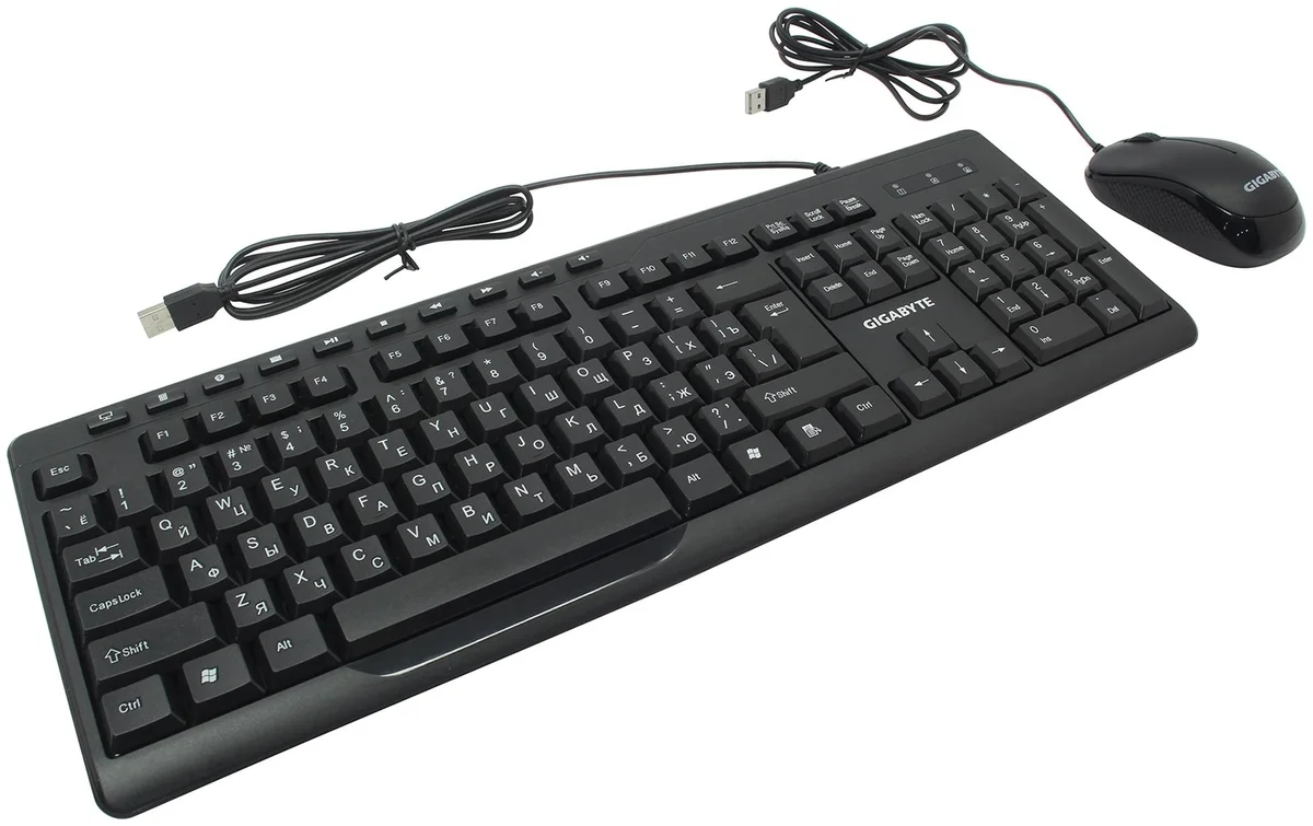 Фото Клавиатура GIGABYTE GK-KM6300 Black + мышь