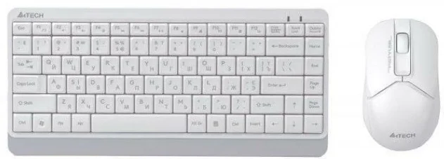 Клавиатура A4tech Fstyler FG1112 White USB + мышь