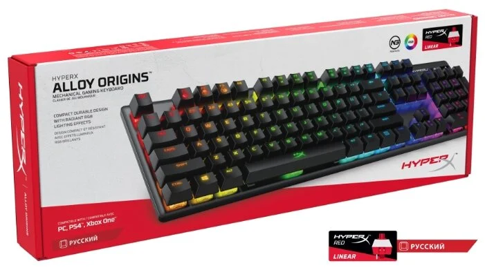 Купить Клавиатура HyperX Alloy Origins HX-KB6RDX-RU