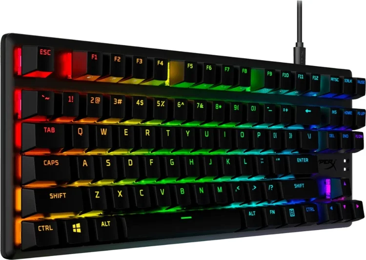 Фото Клавиатура HyperX Alloy Origins Core PBT HX Red TKL (US) (639N7AA#ABA)