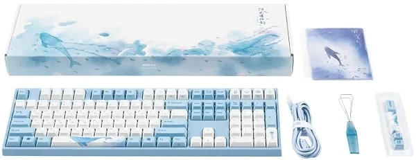 Картинка Клавиатура VARMILO VA108M Sea Melody Cherry MX Silent Red (VA108MP2W/WBPE7HR)