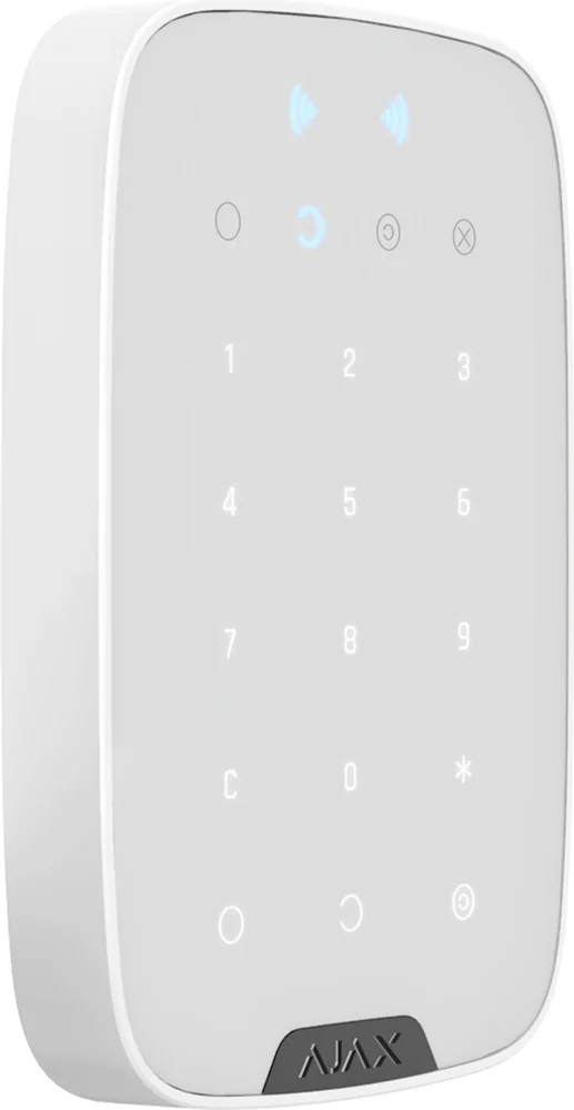 Фото Беспроводная сенсорная клавиатура AJAX KeyPad Plus White
