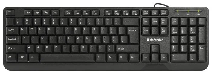 Фото Клавиатура DEFENDER OfficeMate HM-710 KZ Black