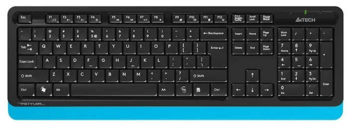 Цена Клавиатура A4tech FG-1010-BLUE Fstyler USB +мышь
