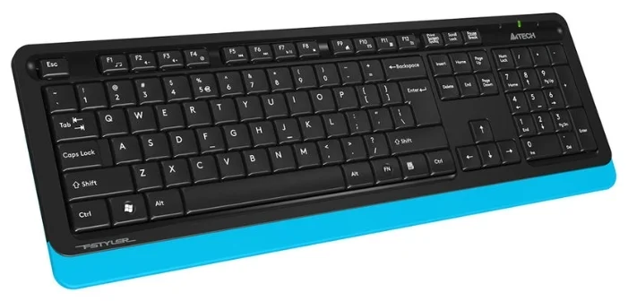 Купить Клавиатура A4tech FG-1010-BLUE Fstyler USB +мышь