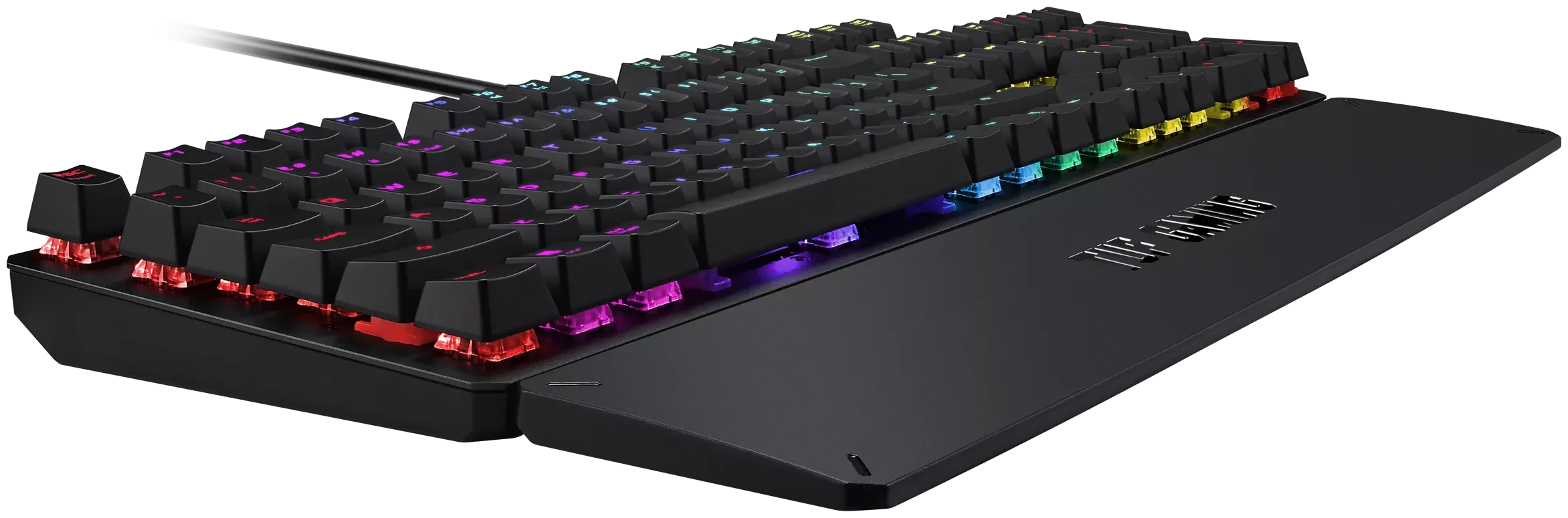 Купить Клавиатура ASUS TUF Gaming K3 Kailh Red USB RU RGB Black (90MP01Q0-BKRA00)