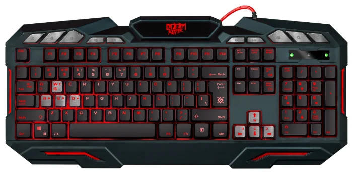 Фото Клавиатура DEFENDER Doom Keeper GK-100DL RU Black