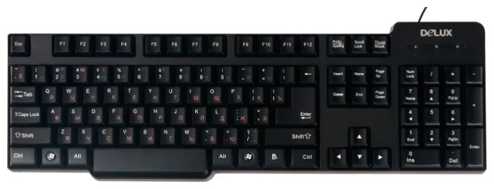 Клавиатура DELUX DLK-8050UB Black