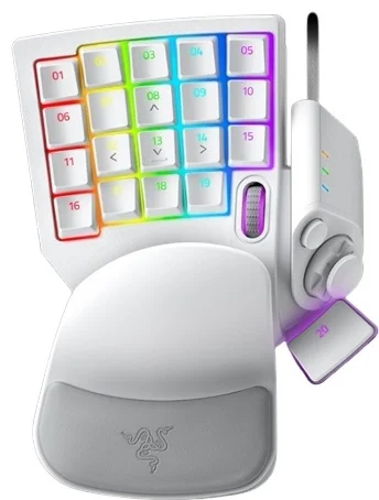 Фото Клавиатура RAZER Tartarus Pro - Mercury White RZ07-03110200-R3M1