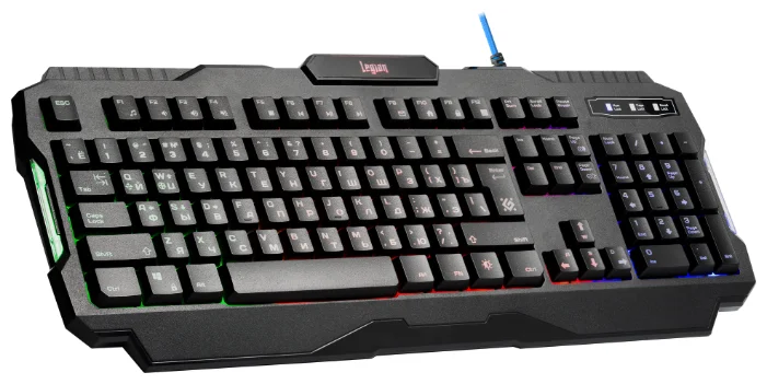 Картинка Клавиатура DEFENDER Legion GK-010DL RU RGB Black