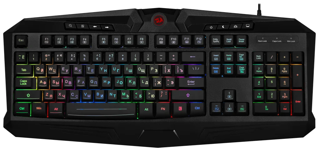 Клавиатура DEFENDER Redragon S101-BA 78382 + мышь