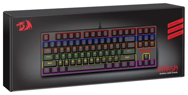 Клавиатура REDRAGON Daksa Rainbow Black Казахстан
