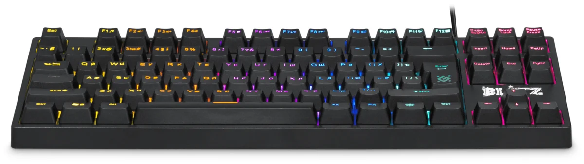 Картинка Клавиатура DEFENDER Blitz GK-240L Rainbow Black