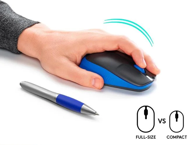 Фотография Мышь LOGITECH M190 Blue (910-005907)