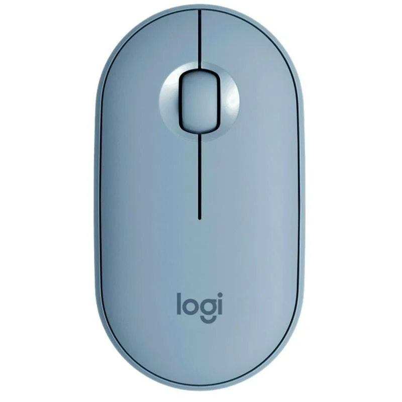 Мышь LOGITECH M350 Pebble - BLUE GREY (910-005719)