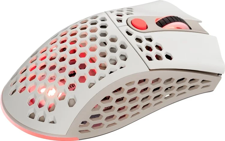 Фотография Мышь 2E GAMING HyperSpeed Pro WL RGB Retro white (2E-MGHSPR-WL-WT)
