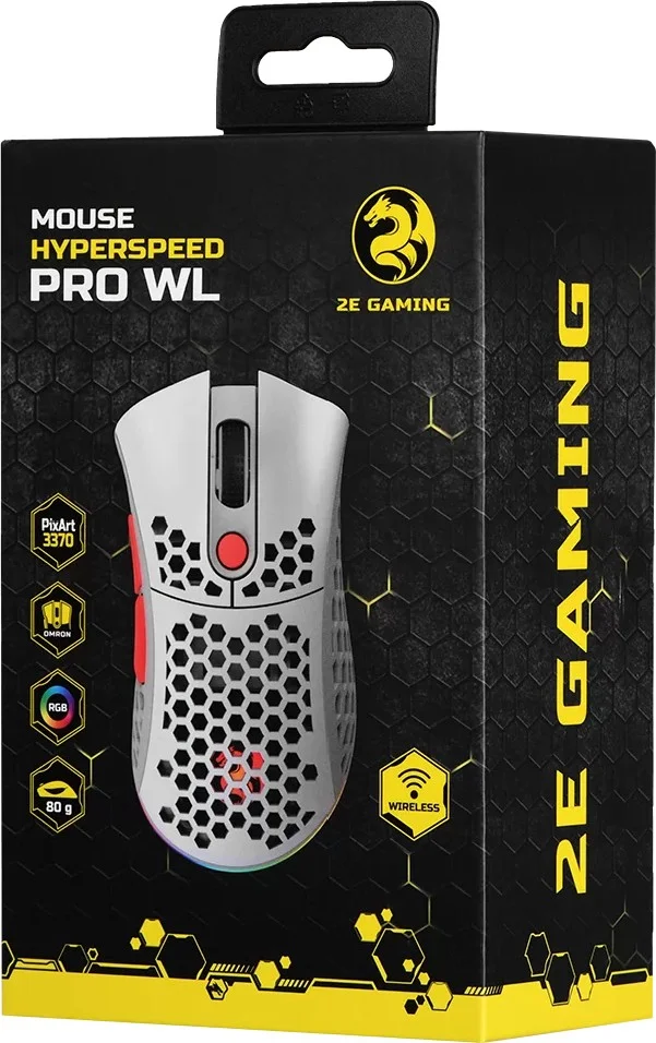 Мышь 2E GAMING HyperSpeed Pro WL RGB Retro white (2E-MGHSPR-WL-WT) Казахстан