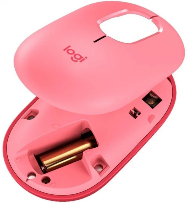 Цена МышМышь LOGITECH POP with Emoji HEARTBREAKER ROSE (910-006548)