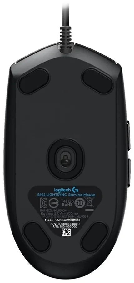 Цена Мышь LOGITECH G102 LIGHTSYNC Black (910-005823/910-005808)
