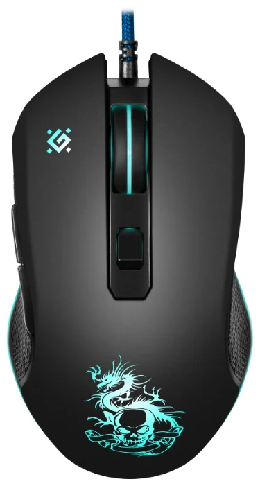 Мышь DEFENDER Sky Dragon GM-090L Black + коврик (52090)