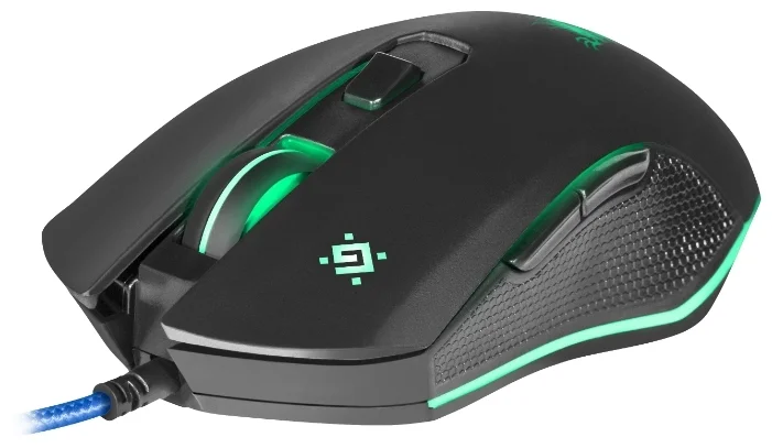 Фото Мышь DEFENDER Sky Dragon GM-090L Black + коврик (52090)