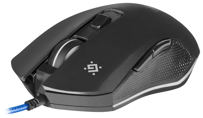Цена Мышь DEFENDER Sky Dragon GM-090L Black + коврик (52090)