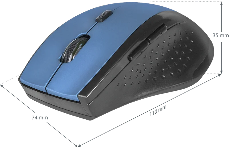 Фото Мышь DEFENDER Accura MM-365 Blue