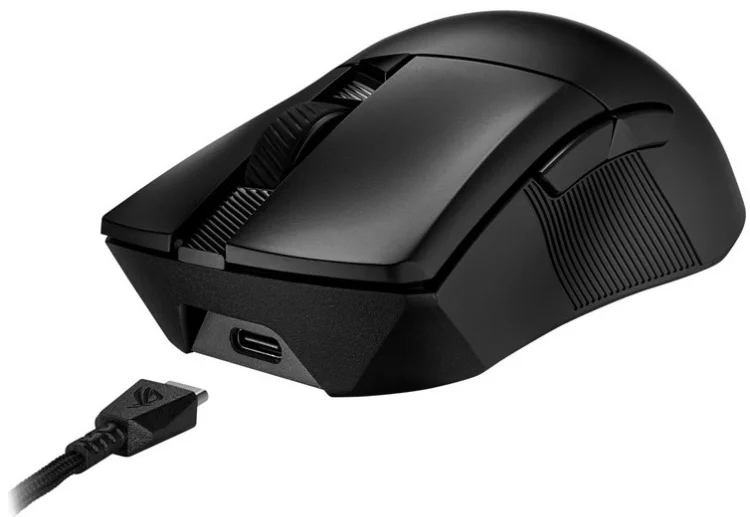 Фото Мышь ASUS P711 ROG GIII WL AIMPOINT BLK (90MP02Y0-BMUA00)