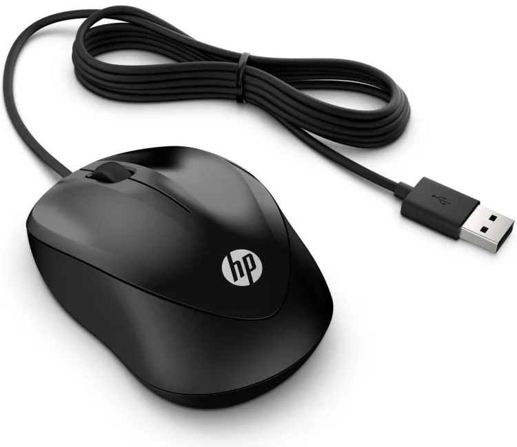 Фото Мышь HP 4QM14AA Europe Wired Mouse 1000