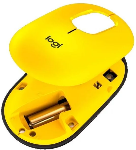 Цена Мышь LOGITECH POP with Emoji-BLAST YELLOW 2.4GHZ/BT/N/A (910-006546)