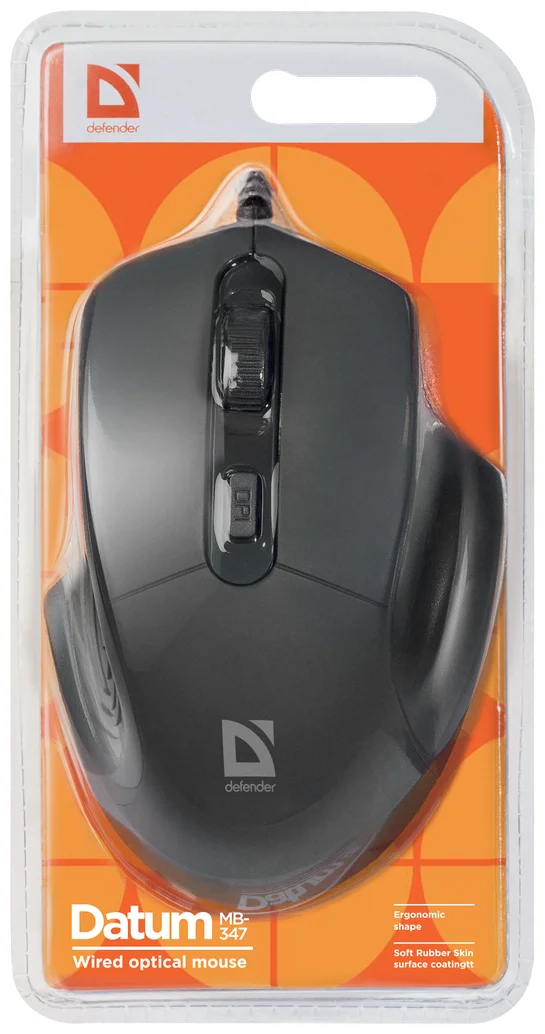 Картинка Мышь проводная DEFENDER Datum MB-347 черный