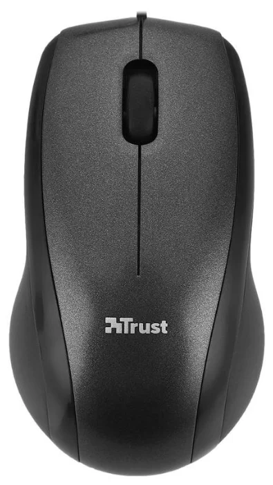 Мышь проводная TRUST Carve черный