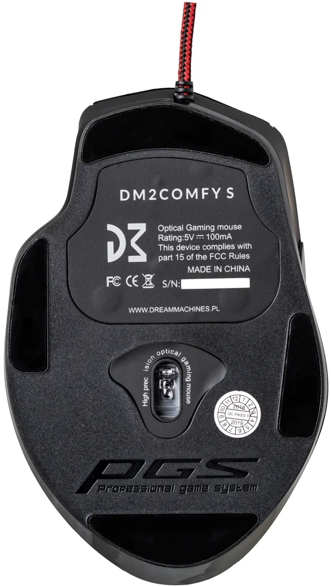 Мышь Dream Machines DM2 Comfy S BLACK Оптический сенсор Казахстан