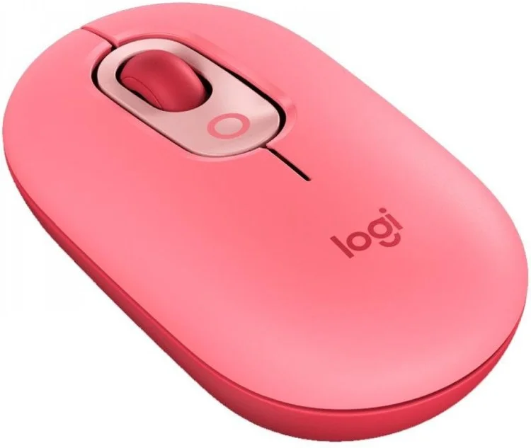 Фотография Мышь LOGITECH POP with Emoji HEARTBREAKER ROSE (910-006548)