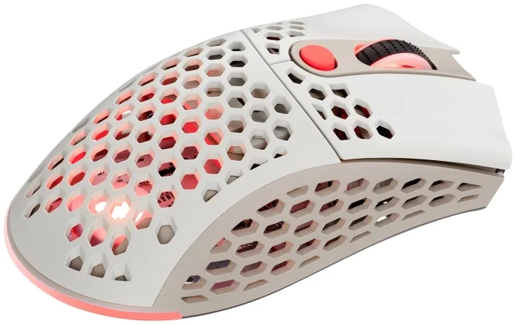 Фотография Мышь 2E GAMING HyperSpeed Pro WL RGB Retro White (2E-MGHSPR-WL-WT)