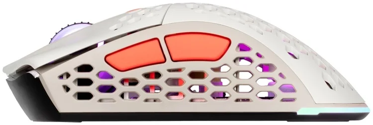 Картинка Мышь 2E GAMING HyperSpeed Pro WL RGB Retro White (2E-MGHSPR-WL-WT)