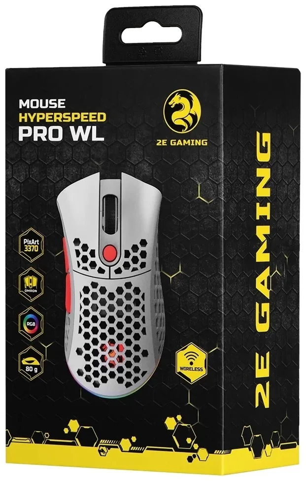 Мышь 2E GAMING HyperSpeed Pro WL RGB Retro White (2E-MGHSPR-WL-WT) Казахстан