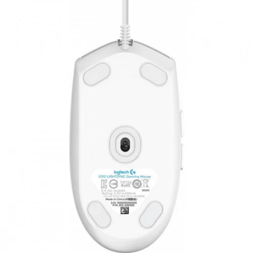 Цена Мышь LOGITECH G102 LIGHTSYNC White (910-005824)