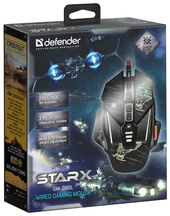 Цена Мышь DEFENDER sTarx GM-390L